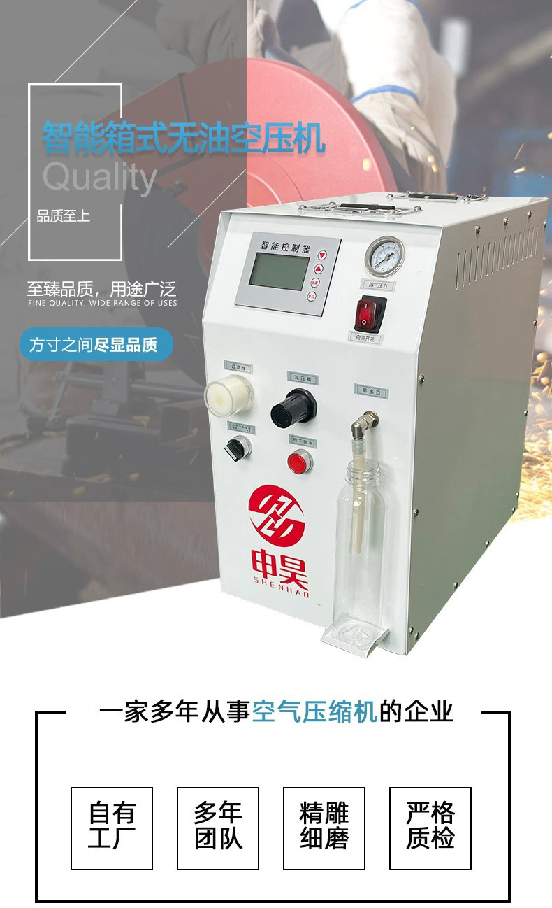 Oil-Free Air Compressor 550*2 Oil-Free Air Pump Variable Frequency Dual-Core Pump Compressor Air Pump Marine Compressor Electric