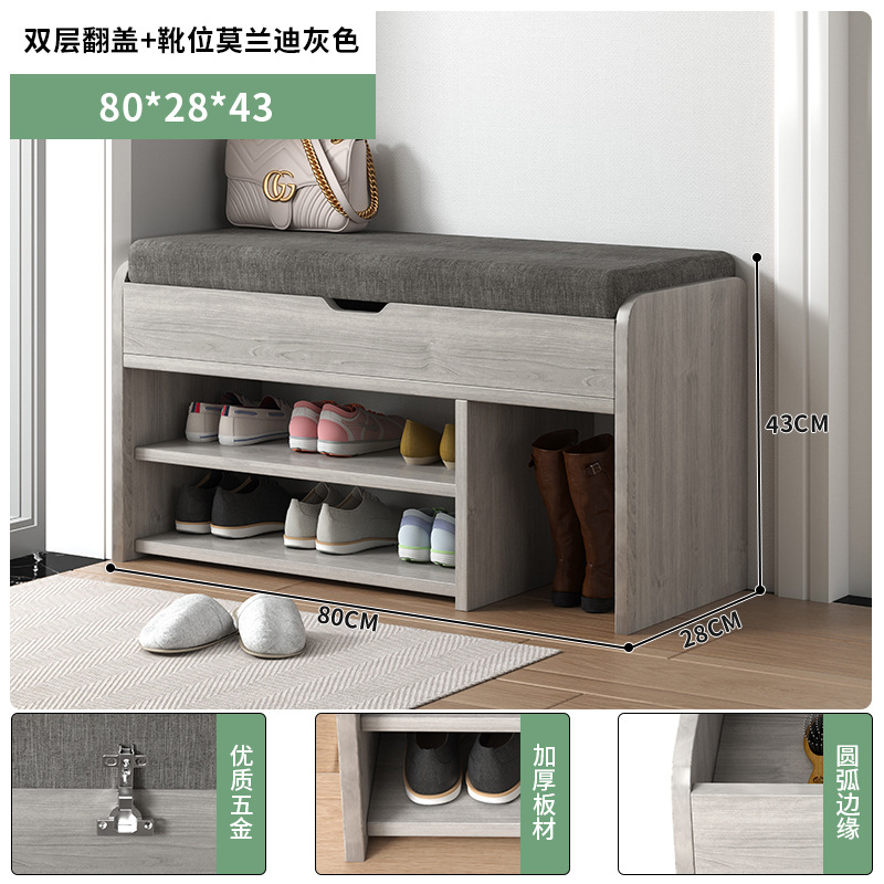 품질 [더블 레이어 플립 부츠 모델] 그레이 80*28*43cm✦✦