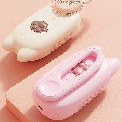 Спрей-массажная щетка для кошек и собак, складная вращающаяся щетка для удаления волос с функцией парового распыления в один клик