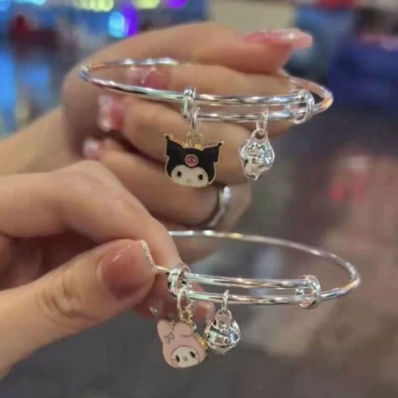 Sanrio, Hello Kitty, маленький колокольчик, женское браслетик для школьниц, подарок на день рождения
