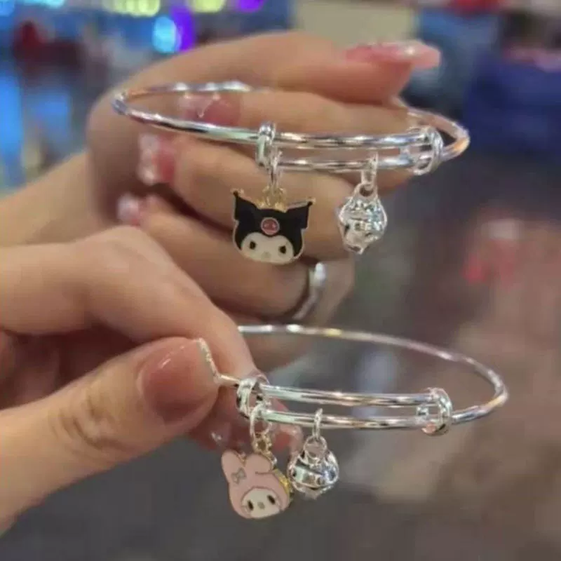 Sanrio, Hello Kitty, маленький колокольчик, женское браслетик для школьниц, подарок на день рождения