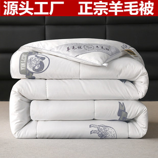 Factory wholesale factory direct sales wool quilt spring and autumn thickened winter quilt core wholesale group purchase live broadcast one-piece delivery