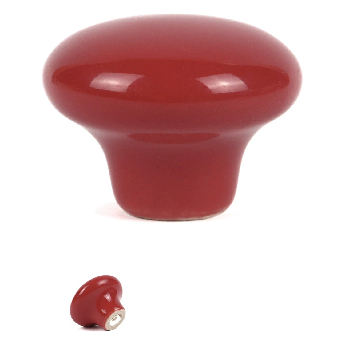 Оптовая красочные глянцевая керамическая ручка двери шкафа Ручка Простой одно отверстие ящик ручки твердой древесины мебель шкаф ручки