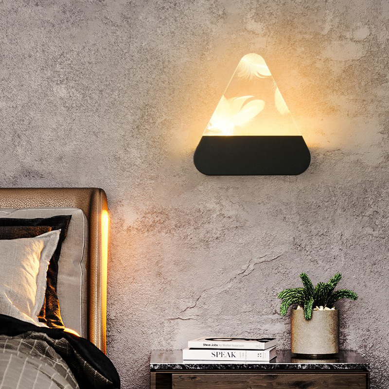 LED sala de estar cabezal de cama lámpara nórdica dormitorio balcón entrada comedor transfronterizo lámpara de pared Amazon escalera pasillo