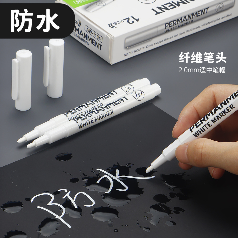 Marcador blanco Art Special Marcador blanco de alto brillo Marcador aceitoso impermeable y sin color Marcador al por mayor