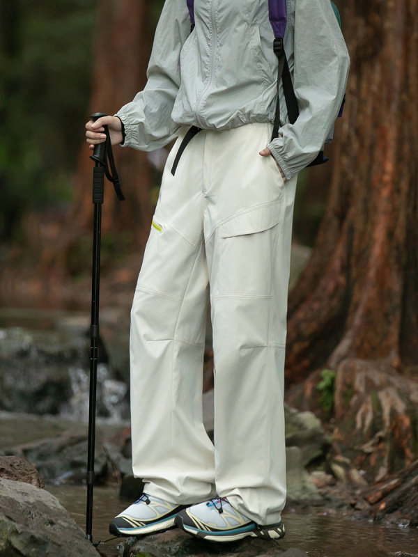 杰克传洋户外冲锋裤男防水透气机能速干登山裤情侣款春秋休闲长裤|undefined