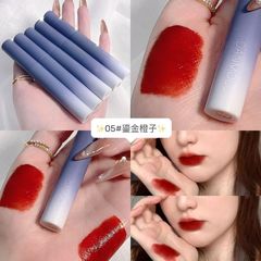 Cross-border DANMOLU Little Pit Duner Lip Glaze Set Matte Matte Velvet Not Easy to Fade Lipstick 5 Pack Lip Glaze