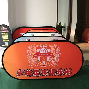AliExpress двусторонний баскетбольный бейсбольный шкив футбольный забор уличный складной рекламный щит стеллаж для экрана доска для слов на заказ