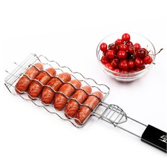 BBQ Grilling Tools Sausage Racks, Meat Sausage Grilling Racks, Stainless Steel Grilling Racks, Outdoor Grilling Tongs, Grilling Frames