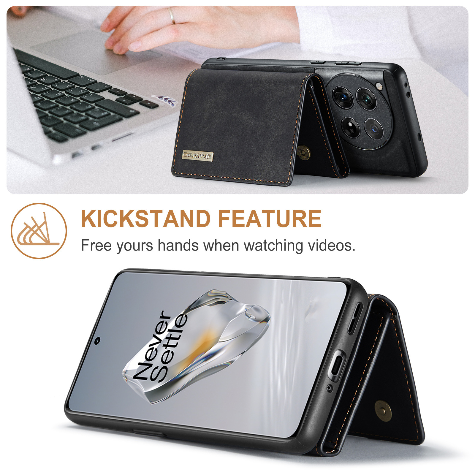 M1 per One Plus one plus 12 portafoglio multifunzionale custodia protettiva in pelle one plus 1 12 custodia magnetica per telefono_voghion.com