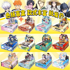 アニメのダブルフラッシュのレーザーの色紙のブラインドの箱のバレーボールの天官の時間の代理人の魔道の紙の色紙の周辺のブラインドはバッチを引き出します。