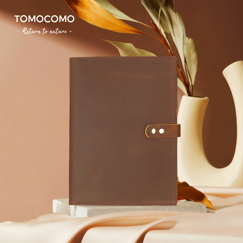 Suitable for Apple iPadPro12.9 leather protective case with Pen slot mobile phone card position Business storage bag in stock