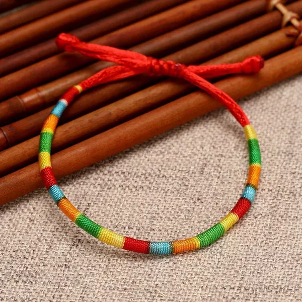Bamboo colorful rope