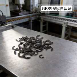 GB896开口挡圈 E型卡簧 开口挡圈 弹簧钢65MN