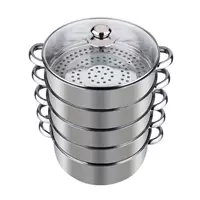 Multilayer electromagnetic universal steamer stainless steel, three-layer veil