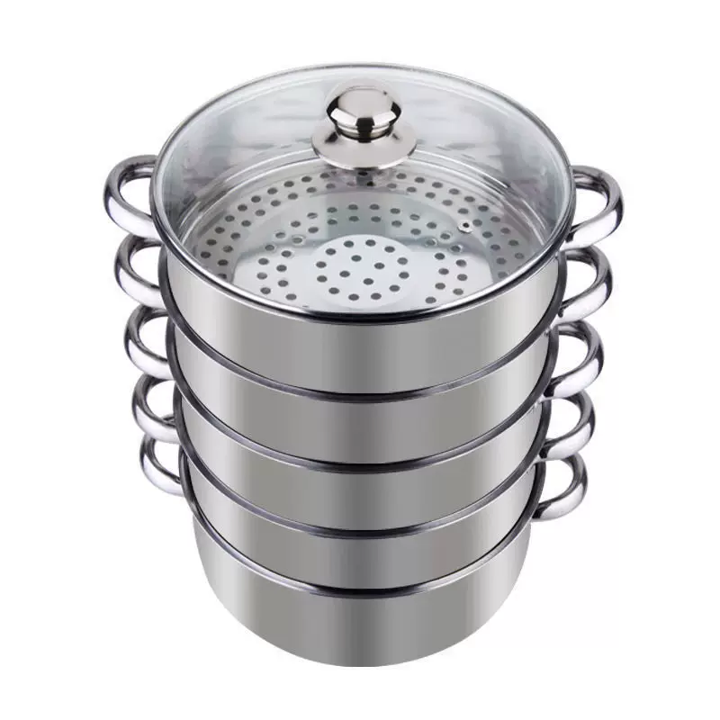 Multilayer electromagnetic universal steamer stainless steel, three-layer veil