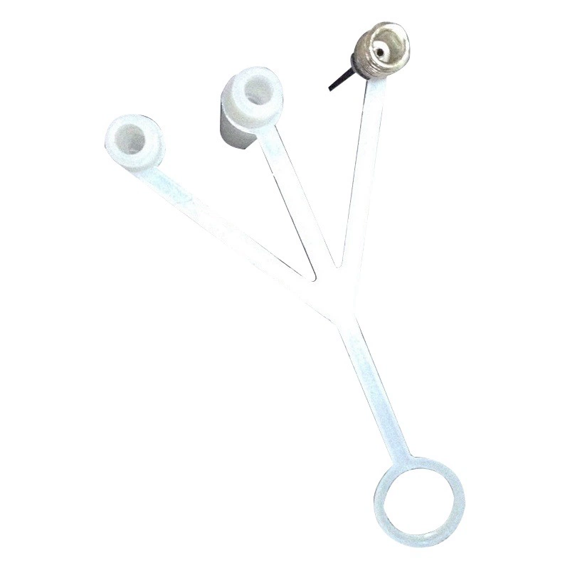 Оптовая многофункциональная надувная игла резиновая лодка плавательное кольцо игла для впрыска воздуха мини-шар белый пластик трехкогтевая воздушная игла