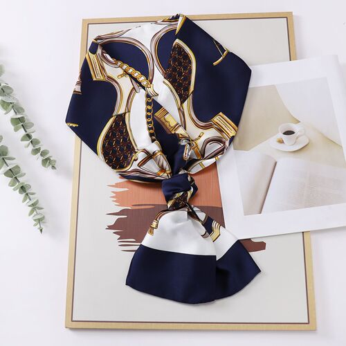 Women's Hangeul Style Versatile Fine Slim Small Collar Scarf Hair Ties Elegant Ribbon Scarf Wholesalers