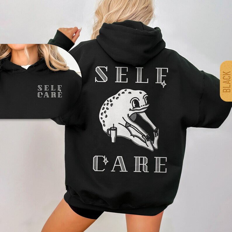 Foreign Trade New Autumn and Winter Interesting Frog Printed Long-Sleeved Tops Trendyy Fashion Women's Hooded Sweatshirts