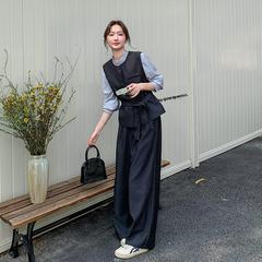 グレーの小さな香りのファッションスーツの女性の春2025新型フランスのレトロな風のゆったりしたスカートの3つのセット