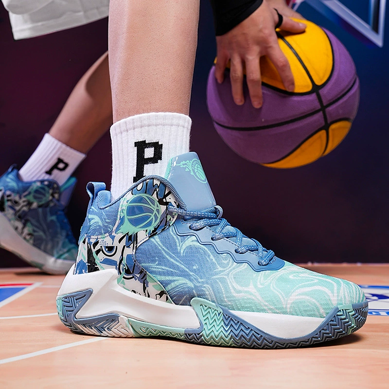 2024 Большой размер 4748 Красочные баскетбольные кроссовки большие ноги большие номера тренд молодежные соревнования