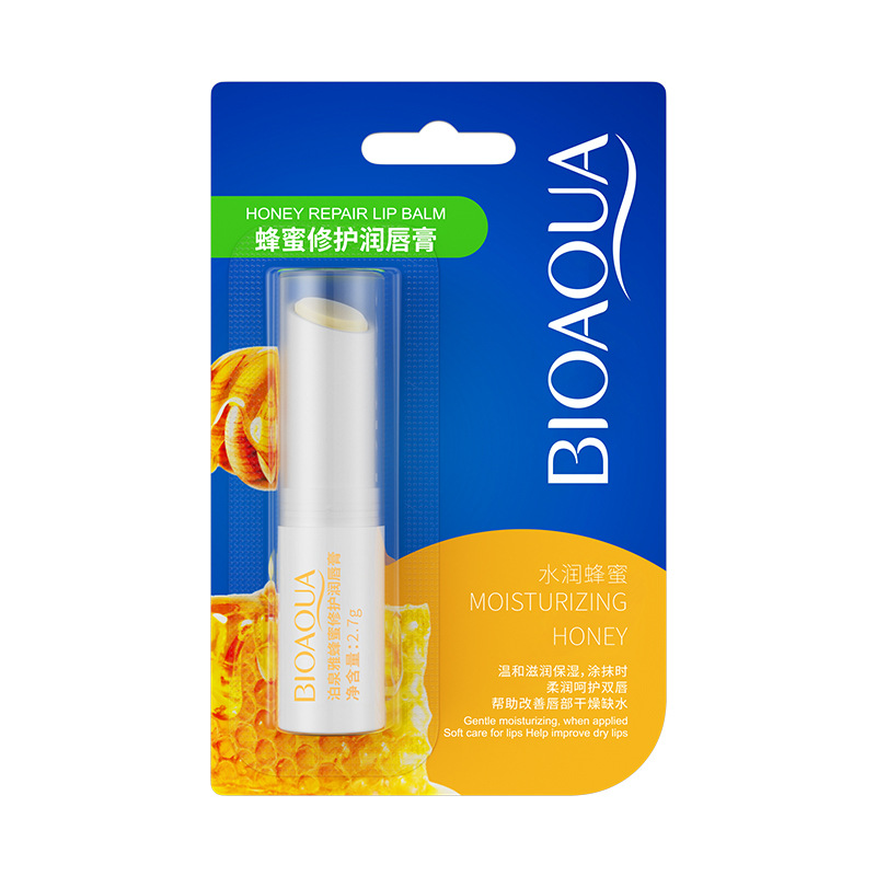 Boquanya miel hidratante bálsamo labial hidratante anti-craqueo cuidado tierno lápiz labial base lápiz labial al por mayor image 6