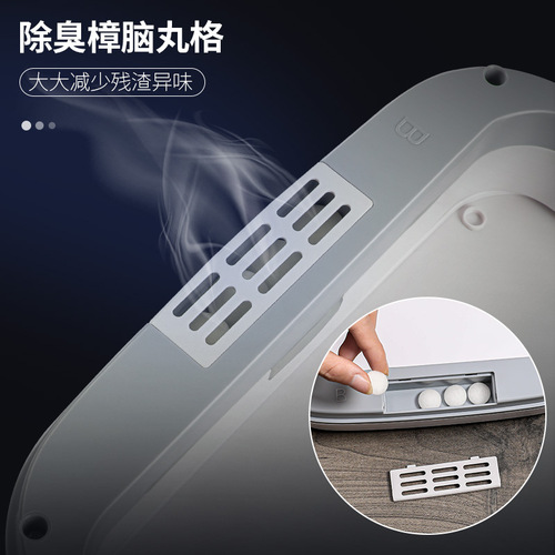 Cross-border smart household large-capacity garbage cans, high-face value, covered living room kitchen deodorization, automatic induction garbage cans