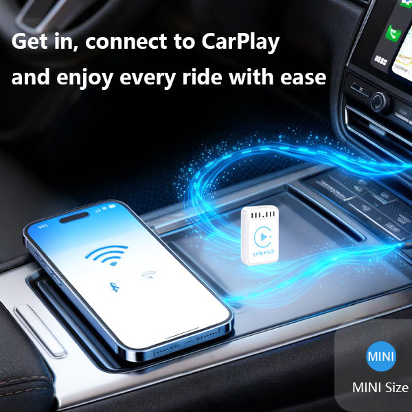 Best-selling carplay wireless adapter for smart car connectivity, foreign Apple and Android Autocarplay box
