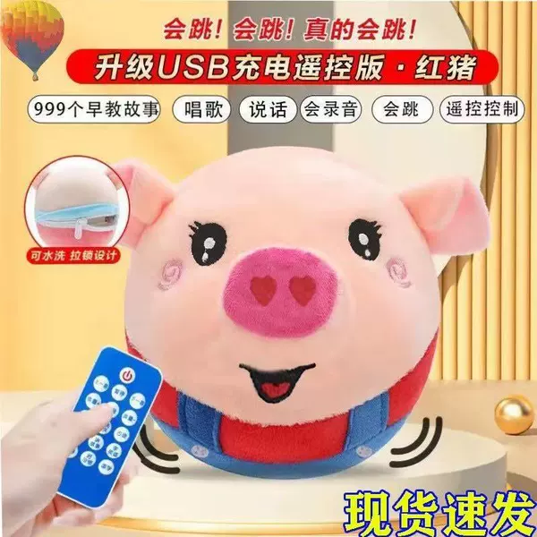 【Remote Control】Red Pig+USB Charging Cable