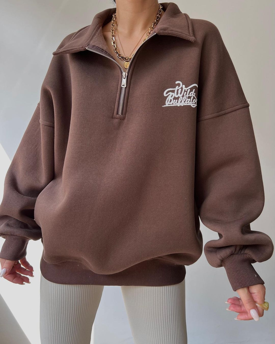 2024 New plush printed long sleeved pullover sweater with autumn and winter versatility_voghion.com