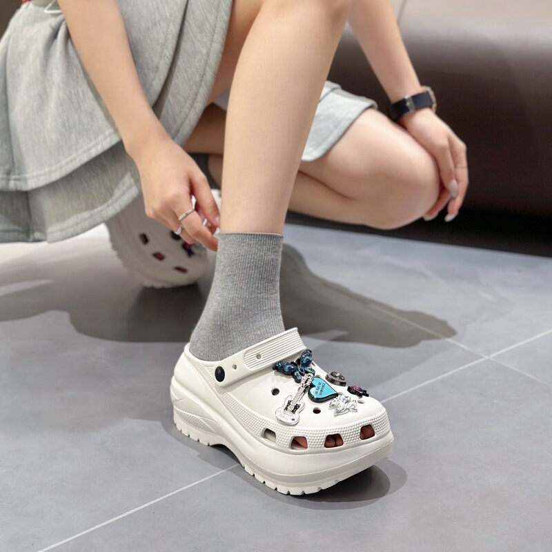 Breathable, Odor-Resistant, Height-Increasing, Non-Slip, Thick-Soled Clogs 2026 Spring/Summer New Style Office Height-Increasing Slip-On Loafers Breathable, Odor-Resistant, Height-Increasing, Non-Slip, Thick-Soled Clogs 2026 Spring/Summer New Style Office Height-Increasing Slip-On Loafers