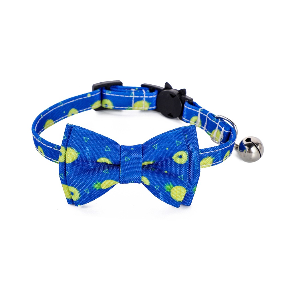 Frutas transfronterizas para plantas de primavera y verano en stock para mascotas arco de gato corbata collar gato