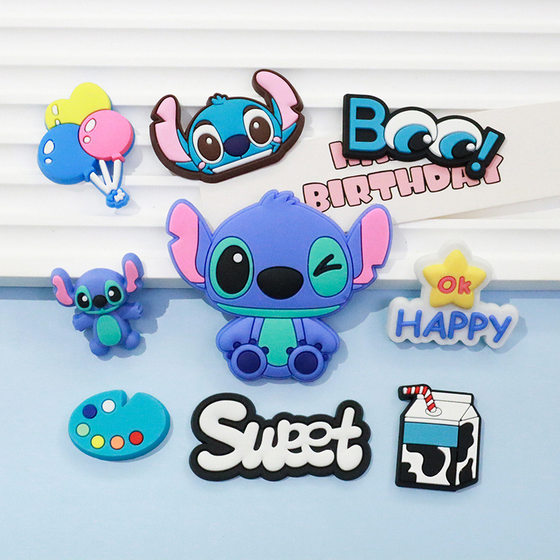 Star baby stillson PVC glue drop accessories diy mobile phone case accessories material IPAD shell hole shoes patch