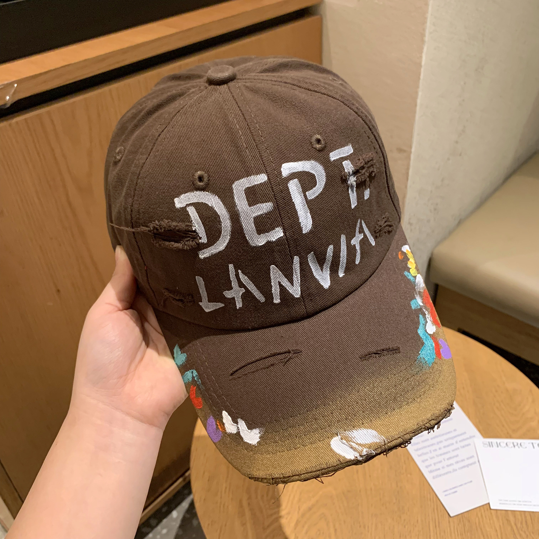 Diseño de nicho de cabeza grande gorra de béisbol agujeros americanos para hombres verano cara pequeña gorra de boca de pato negro