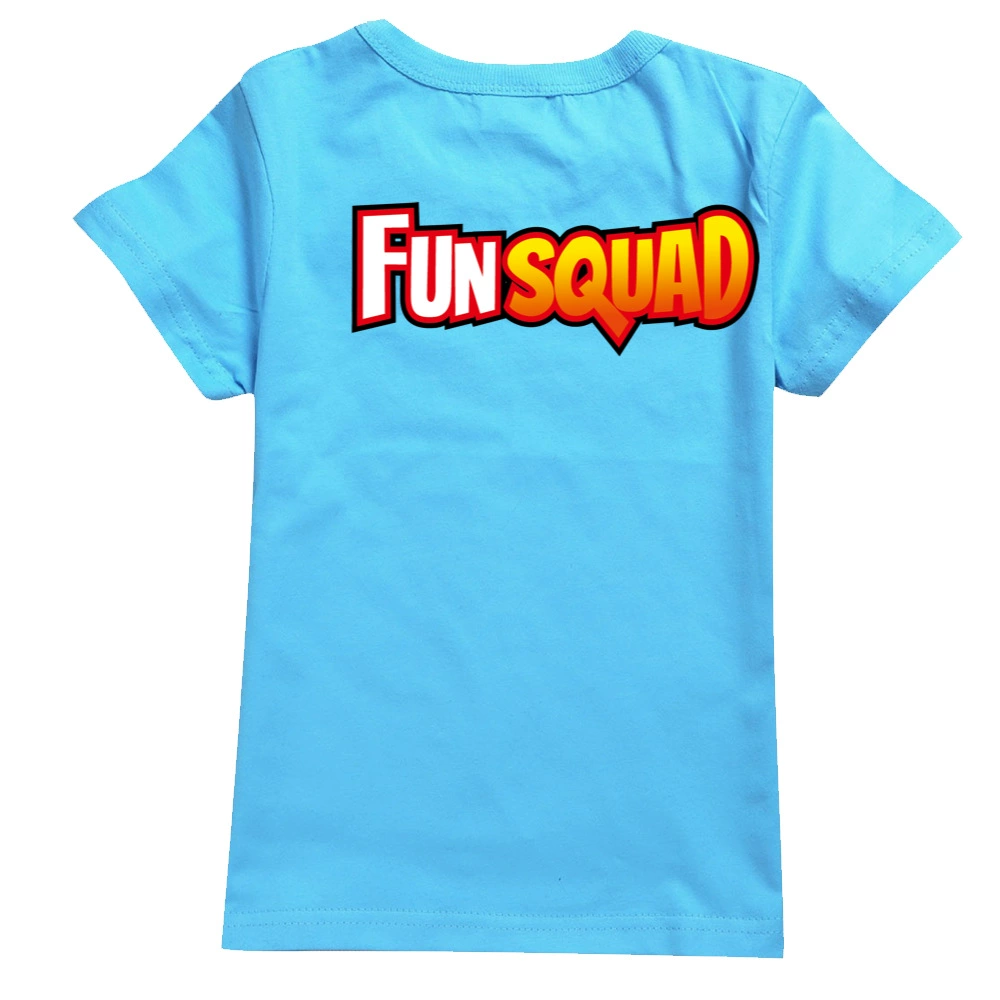 Children's cotton T-shirt Boy Fun Squad Gaming Cartoon T shirt Print Kids T-shirt Girl's Harajuku Summer 3D Short Sleeve T-shirt t-shirt in kid	