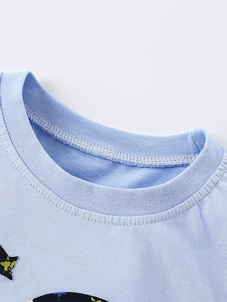 Malwee camiseta de niñas otoño y invierno nuevo cuello redondo europeo y americano para niños de manga larga base extranjera ropa superior de niños