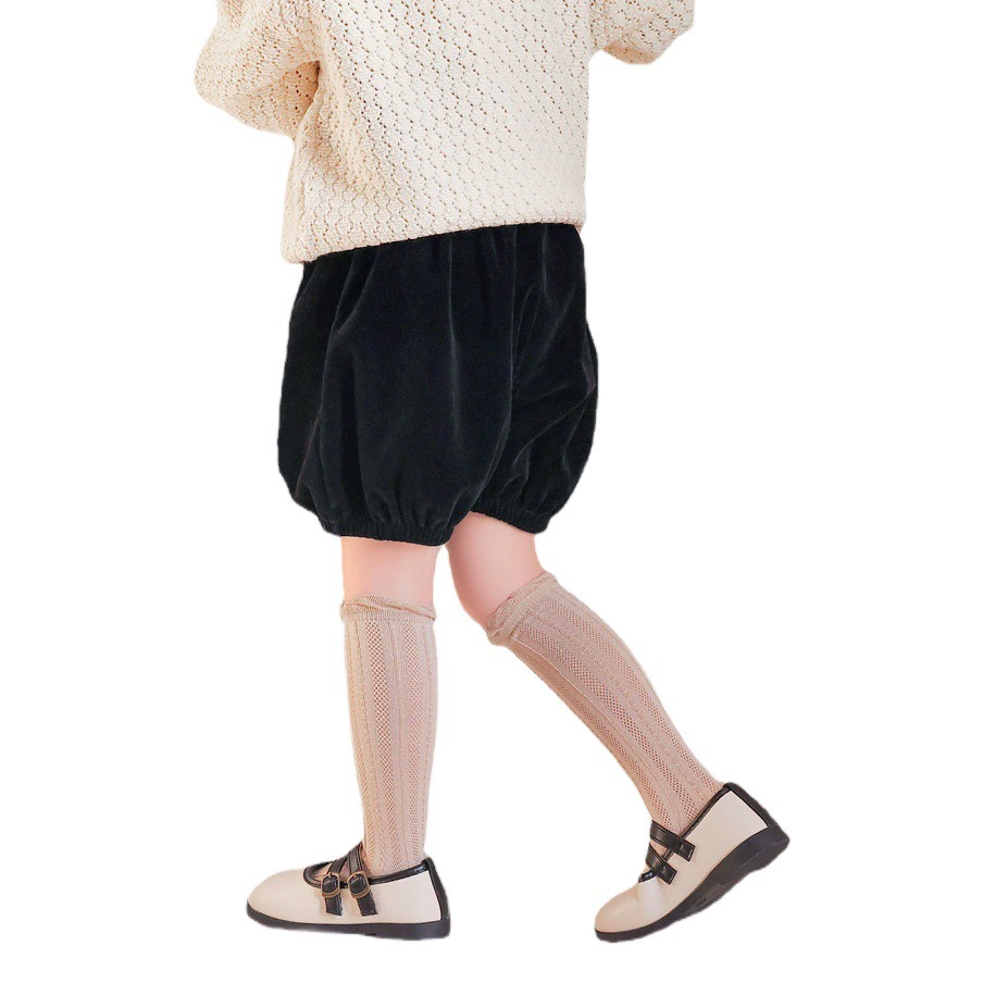 Носки детские весна-лето 2023 Детские сетчатые новые носки средней длины в Корейском стиле с пузырьковым ртом, тонкие дышащие хлопковые носки для девочек