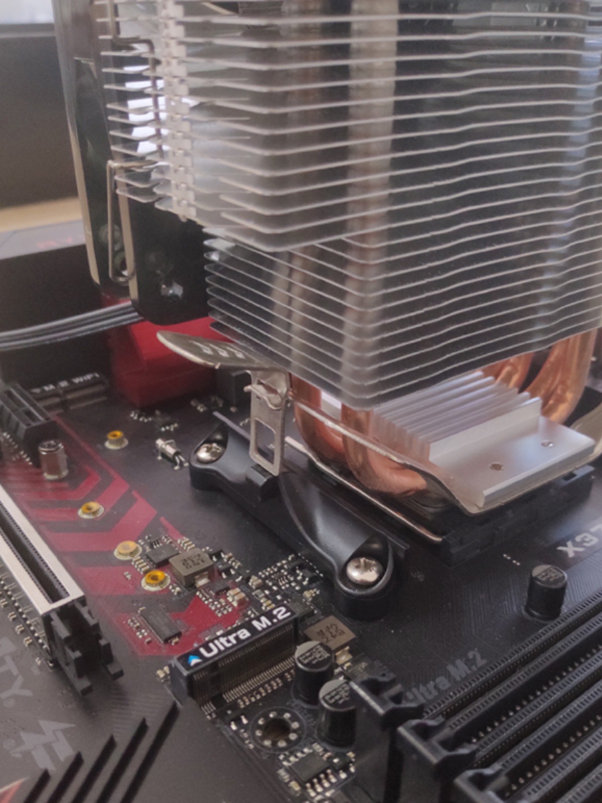 AM4主板支架 B350A320X370 B450扣具AMD散热器底座AM3锐龙CPU背板