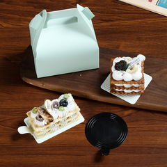 三角慕斯法式西點蛋糕底托切塊硬托塑料包裝多色多種款式墊片100