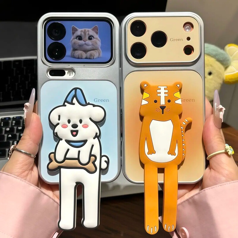 Suitable for Apple 17Promax, Cute Little Dog Phone Case with Gradient Design, Huawei Mate80 Anti-Fall Protective Cover Suitable for Apple 17Promax, Cute Little Dog Phone Case with Gradient Design, Huawei Mate80 Anti-Fall Protective Cover