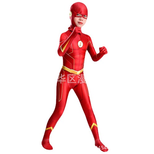 Halloween The Flash Season 5 cos tights Barry Allen adult cosplay jumpsuit for adults