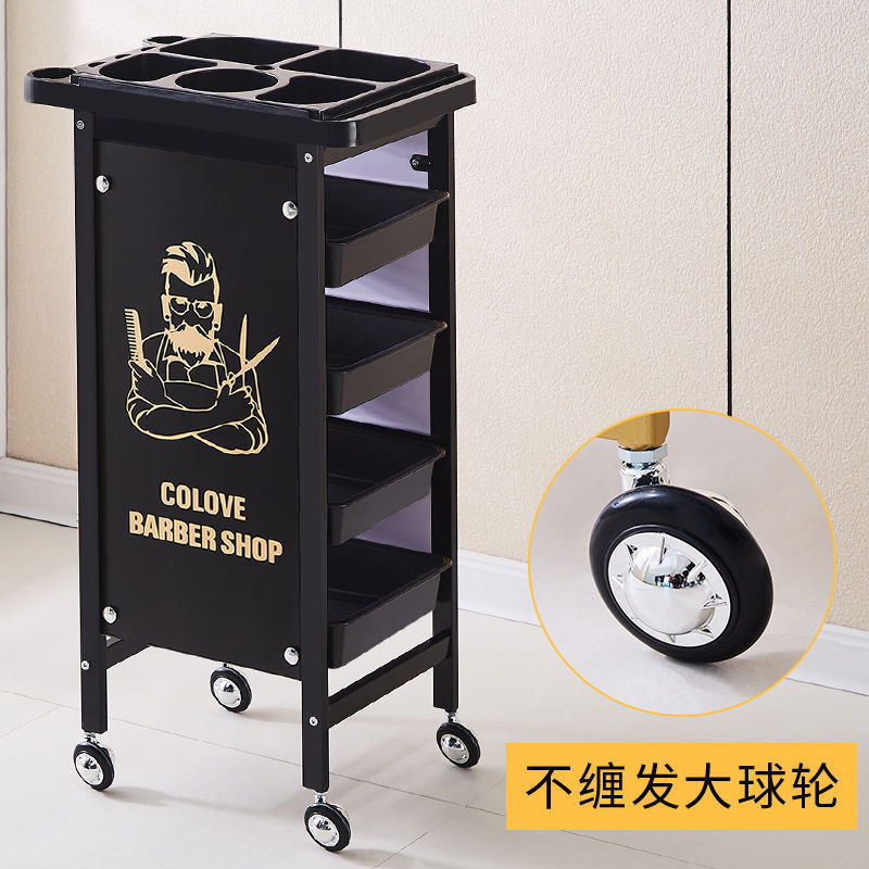 Carro de belleza, cochecito de peluquería, cochecito de peluquería, carro de herramientas, carro de barra de cinco capas, carro de peluquería, armario de herramientas de peluquería
