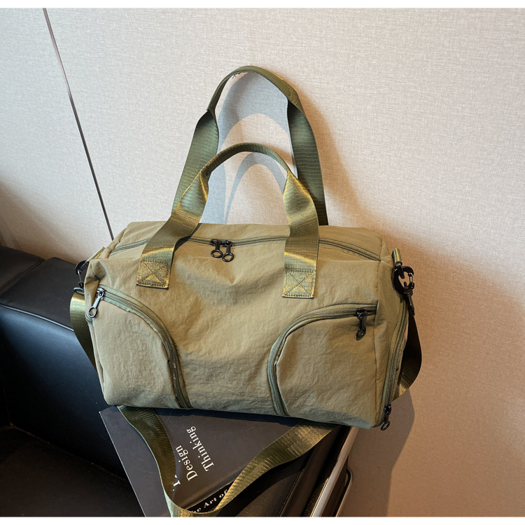 Freizeit-Sport-Fitness-Reisetasche 2025 Modell Nasstrockentrennung Tasche unabhängiges Schuhfach schlicht praktisch Einzelschulter Schrägtrage