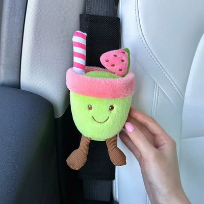 Strangulation, Cute Creative Decoration — Seat belt shoulder pad - watermelon-soda-seat-belt-shoulder-pads