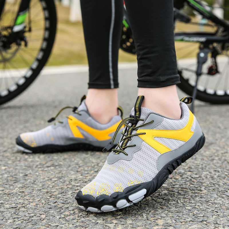 Zapatos de malla de cinco dedos para exteriores, versión deportiva para montañismo, zapatos de senderismo transpirables, zapatos de correr para escalada en roca para hombre, antideslizantes image 13