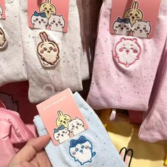 秋冬季吉伊卡哇可爱袜子日系韩版卡通乌萨奇中筒袜新款学生情侣袜