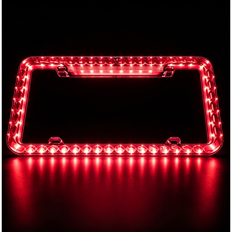 Factory Spot Led License Plate Light American South America Specification License Plate Frame Multi-Functional Car License Plate Light