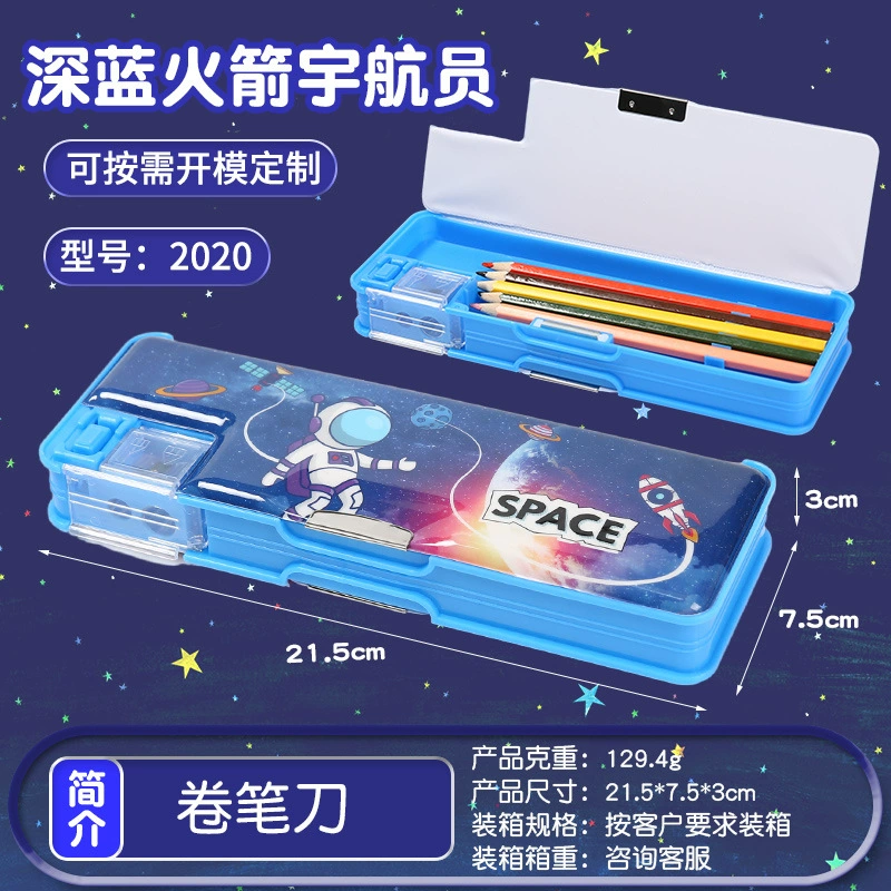 Карандашник-мультфильм для учащихся начальной школы, универсальная система хранения, канцелярия, подарок на день рождения, опт
