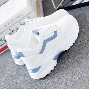 White Candy Torre Shoes Women Sweet 2022 Autumn New Casual Thick Sole Fashion Lady sneaker