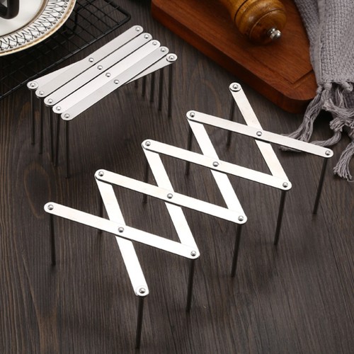 Adjustable Rack Creative Kitchen Gadget Home Use Dish Rack Stainless Steel Steamer Outdoor Hot Pot Tea Brewing & BBQ Grill